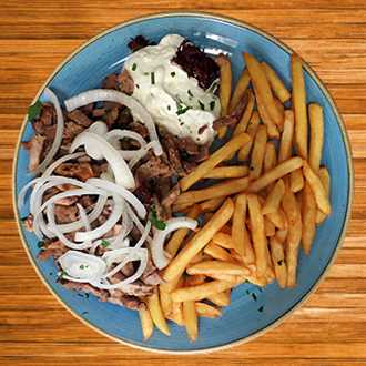 Gyros vom Drehspieß